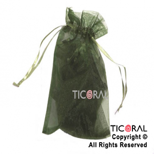 BOLSA VERDE MUSGO ORGANZA 20X13C HS2626-12 x 1